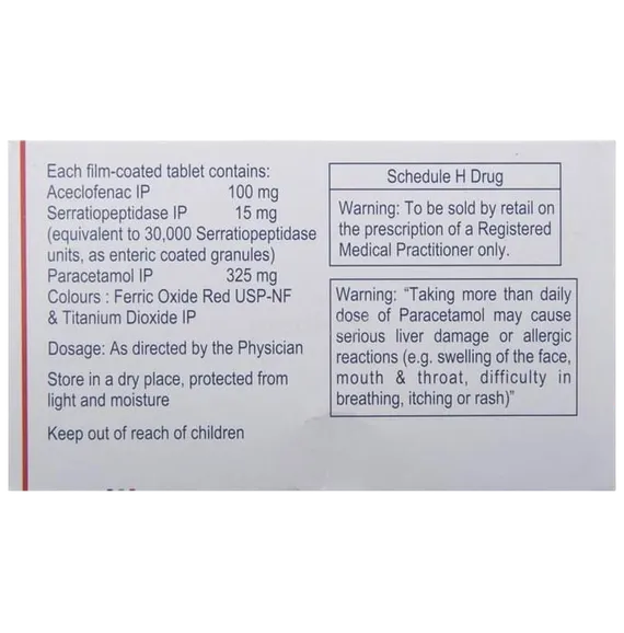 zerodol sp tablet 10's